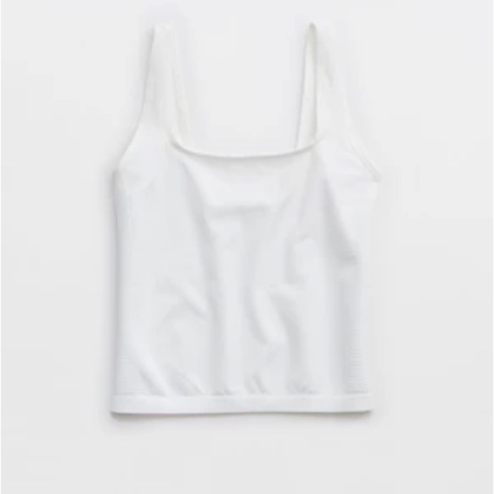 White work out tank aerie